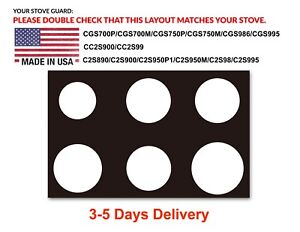 GE 30in Stove Protectors, Gas Cooktop Protectors, Cover, CGS700P/CGS750P/C2S950P