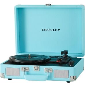 Crosley CR8005DP-TQ1 Cruiser Plus Vintage 3-Speed Bluetooth in/Out Record Player