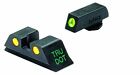 Meprolight 10224Y TD SET Glock 9/40 Green/Yellow front and rear sights
