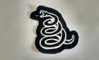 Metallica Snake Patch Iron-on Embroidered USA Seller Quality Thrash Metal Slayer
