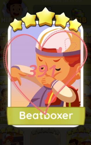 Monopoly Go Rare 5  Star Sticker  Beatboxer (ReadDescription)