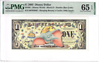 2005 $1 Disney Dollar DIS95 Sleeping Beauty's Castle Dumbo PMG 65EPQ #D0793865