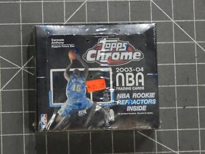 Sealed 2003 04 03 2004 Topps Chrome Basketball Box NBA Lebron RC YR Refractors ?