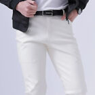 Choice PU Pants Men's Fashion Rock Style, Faux Leather Slim Fit Skinny Trousers