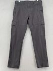 Superdry Cargo Pants Mens 32x32 (Actual 32x30) Gray Core Utility Trousers