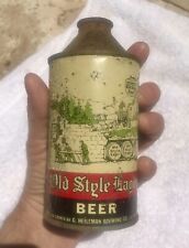 New Listing*OLD STYLE LAGER CONE TOP CAN* 12 OZ* HEILMANS * WISCONSIN BREW HISTORY ANTIQUE*