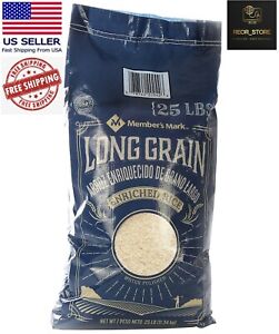 Restaurant Long Grain Enriched White Rice Grown in the USA 25LB Bag
