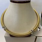Vintage  Solid 18k Yellow Gold Cable Necklace