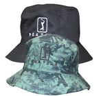 PGA Tour Men's Reversible Bucket Hat OSFM Fits Up To 7.5 Hat Size, Brand New