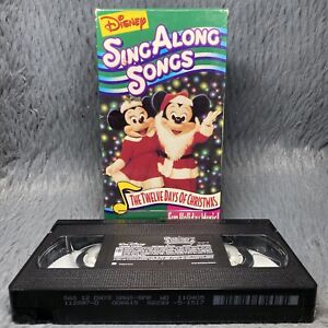 Disneys Sing Along Songs - The Twelve Days of Christmas Holiday VHS Tape 2001