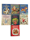 Vintage Lot of 7 Christmas Little Golden Books Mickey, Santa, Rudolph, Jesus