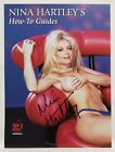 Nina Hartley Signed Promo Ad & Business Flyer Adult Erotic Actress Model RARE