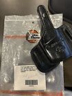 Don Hume H721-P BLK #99W-P22LS Left Hand Leather Holster Walther P22 Laser Sight