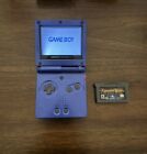 Nintendo Gameboy Advance GBA SP Blue Handheld AGS-001 w/ Prince Of Persia Game