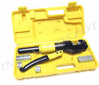 INDUSTRIAL GRADE HYDRAULIC CRIMPING TOOL LARGE BATTERY CABLE LUGS 12 TO 2/0 AWG