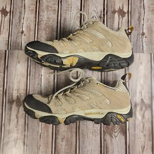 merrell moab ventilator hiking trail shoes womens size 7 J86612 Taupe
