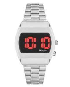 Armitron Sport Retro Men's Digital Bracelet Watch, 40/8475BRSV