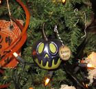 Bethany Lowe Halloween Green Apple with Black Poison Ornament LA2055
