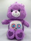 Care Bears Share Bear Plush American Greetings 2012 Hasbro Purple Stuffed 13