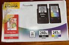 GENUINE CANON PG-240XL/CL-241XL Black & Tri-Color High Yield Ink SEALED BOX