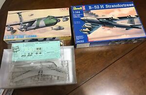 DML C-141B 1/200 and Revell B-52H 1/144( lot of 2)