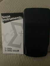 Texas Instruments TI-30Xa Scientific Calculator Solar Powered w/ Cover TESTED