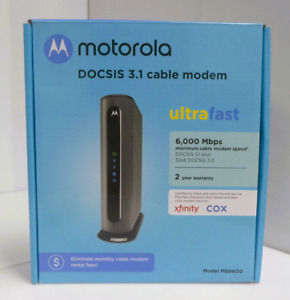 Motorola Cable Modem MB8600 Ultra Fast DOCSIS 3.1 Plus 32x8 - Xfinity Comcast