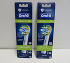 New ListingOral B FLOSS ACTION with X-Shaped Bristles- 3 Pack (6 Total Heads) NEW LOT OF 2
