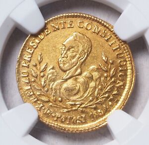 1854, Bolivia (Republic). Gold 1 Escudo 