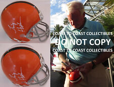 New ListingJim Haslam Cleveland Browns signed autographed mini football helmet, exact proof
