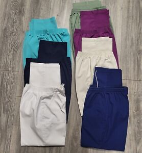 Lot of 7 Vintage Koret Elastic Pull-On Womens Pants Size 10 Pockets!!