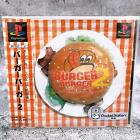 Playstation Burger Burger 2 PS1 GAPS Japan Game Sealed New