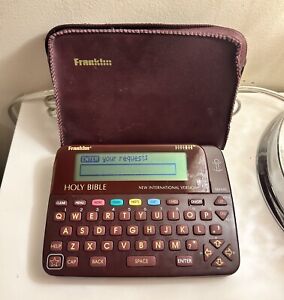 Franklin Bookman NIV-640 Electronic Holy Bible New International & Cartridge