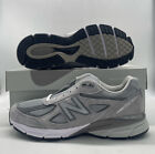 New Balance 990v4 Made in USA Grey Silver Sneakers Retro U990GR4 Mens Size