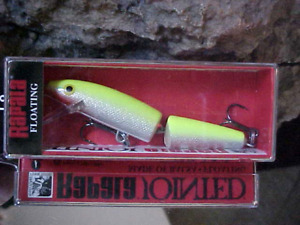 RAPALA Jointed Minnow J09 SFC SILVER/FLO/CHARTREUSE for Bass/Walleye/Trout/Pike