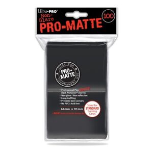Ultra Pro Deck Protector: PRO: Matte Black (100)