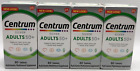 4PK Centrum Silver Adults 50+ ~ 80 Tablets Each ~ EXP 7/24 ~ FAST SHIPPING!