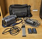 Sony CCD-TRV128 8mm Hi8 Analog Camcorder w/ Battery Charger Video Cable - TESTED