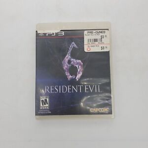 Resident Evil 6 PS3 (Sony PlayStation 3, 2012) No Manual Free Shipping