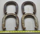 4 Vintage Champ Metal Horseshoes Pitching Horse Shoes