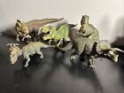 Schleich Papo And New Canna Lot Of 7 Dinosaurs T-Rex Triceratops Detailed