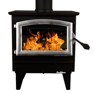 Buck Stove Model 21 Freestanding Wood Burning Stove w/ Blower - Up to 1800 SQFT