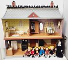 Vintage 1999 Eden Madeline Old House in Paris Doll House W/ Dolls & Accessories