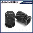 For Ducati Diavel Diavel1260 1260S 11 - 21 CNC Tire Valve Stem Cover Plug BLACK