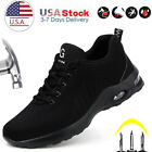 Mens Safety Shoes Work Shoes Indestructible Boots  Steel Toe Sneakers Breathable
