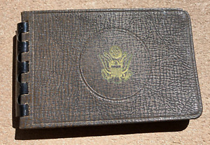 WW2 US Army Military ID Identification Card Wallet Folder
