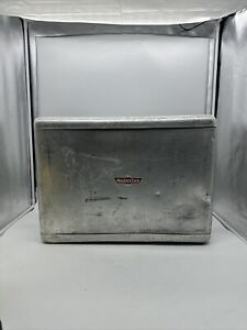 Vintage Western Field Metal Cooler Ice Chest - 1950s - Aluminum