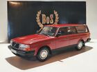 BOS Models 1989 Volvo 240 GL Station Wagon 1:18 Scale Resin Car LE 1,000 Red
