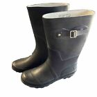 Norty  Hi-calf Glossy Matte Waterproof Rain Boots Women’s Size 9