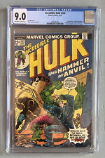 Incredible Hulk #182 CGC 9.0 Wolverine 3rd Appearance 1974 + Hulk 377